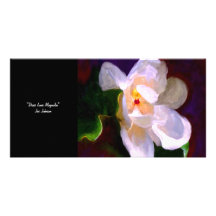 Dixie Lane Magnolia Collectable Art photo Card