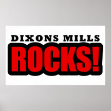 Dixons Mills, Alabama Poster