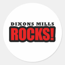 Dixons Mills, Alabama Round Stickers