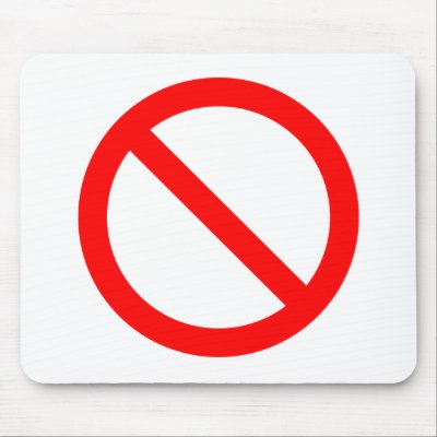 DIY "Ban" Mouse Pad - Add your own text by omugosh