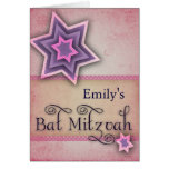 DIY Colourful Bat Mitzvah design Cards