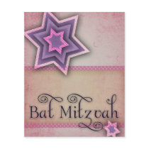 DIY Colourful Bat Mitzvah design Full Color Flyer