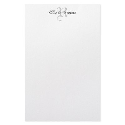 DIY Custom Monogram Stationary Custom Stationery by foreverlogos