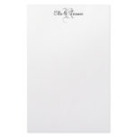 DIY Custom Monogram Stationary stationery