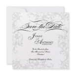 DIY Elegant Save the Date in Black and White