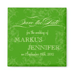 DIY Irish Green Save the Date Magnet