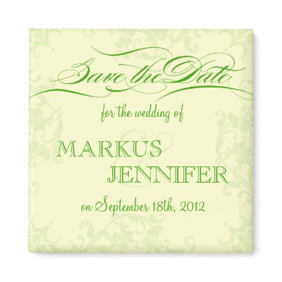 DIY Irish Wedding Save the Date Magnet by foreverwedding