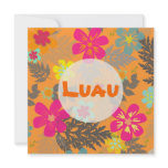 DIY / luau, choose your background/text colours invitations