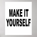 DIY Make It Yourself Poster