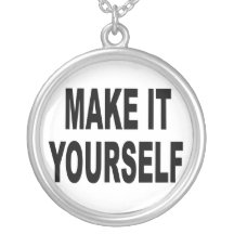 DIY Make It Yourself Silver-Plated Necklace