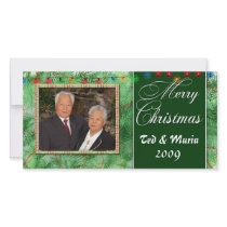 DIY Merry Christmas Personalized Photo Card