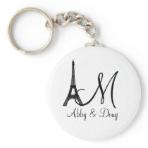 DIY Monogram Eiffel tower design