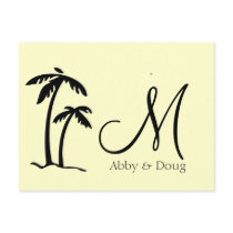 DIY Palm Tree Destination Logo