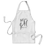DIY Simple Cherry Blossom Branch Apron