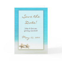 DIY Starfish on the beach design Card