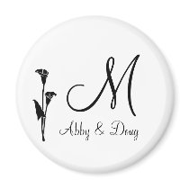 DIY Tulip logo with monogram