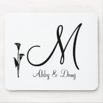 DIY Tulip logo with monogram