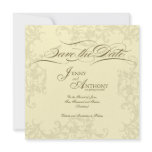 DIY Vintage Save the Date Wedding Announcement invitations