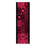 Dizzy Delights pattern_red Business Card Templates