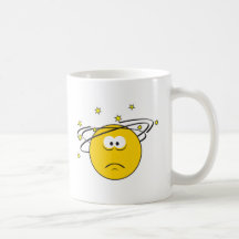Dizzy Smiley Face Mugs