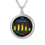 Dj Add your name Custom Equalizer Bar EQ Pendant