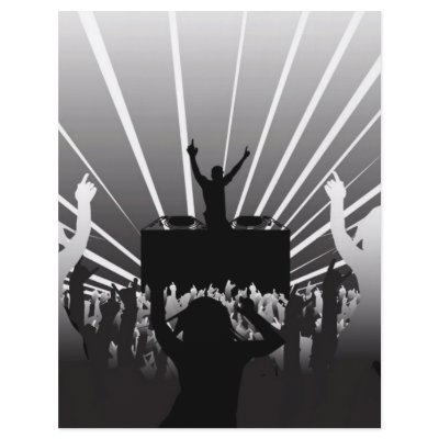 dj-alb-negru-cu-fete by CreativeColours