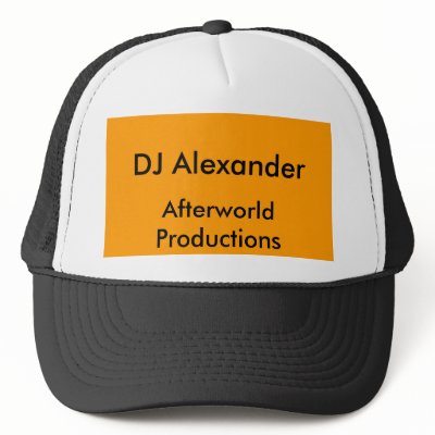 DJ Alexander, Afterworld Productions - Customized Mesh Hats by zkhul00