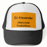 DJ Alexander, Afterworld Productions - Customized hats