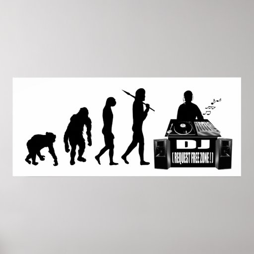 DJ and MC's vinyl lovers gear DJ Dubstep gifts Print