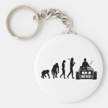 DJ and MC's vinyl lovers gear Key Chain