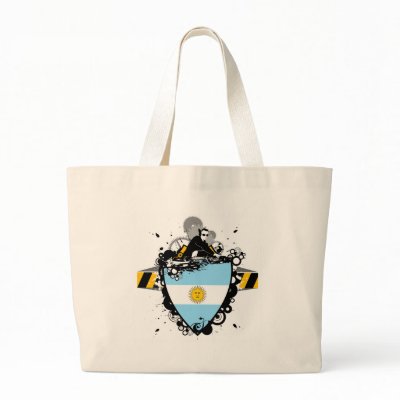 DJ Argentina Tote Bags by teyes143