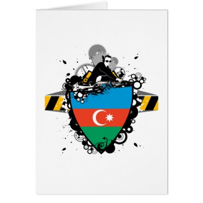 DJ Azerbaijan Greeting Cards by teyes143