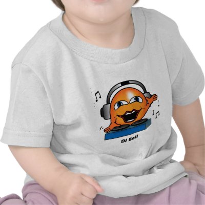 DJ Ball T Shirt by Starbuddy