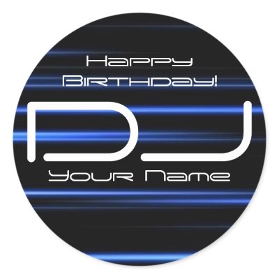 DJ Birthday Sticker by istanbuldesign