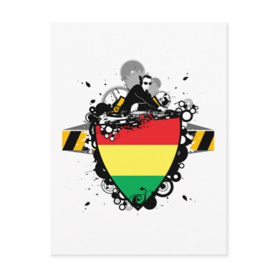 DJ Bolivia Post Cards by teyes143