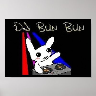 DJ Bun Bun Poster by MFDoomDoom