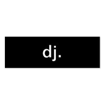 DJ Business Card