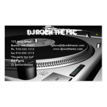DJ Business Card