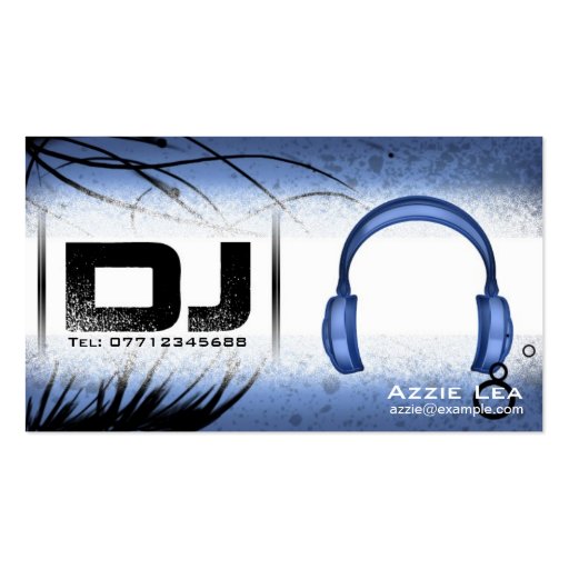 DJ Business Card - customizable