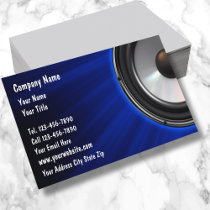 DJ Business Cards