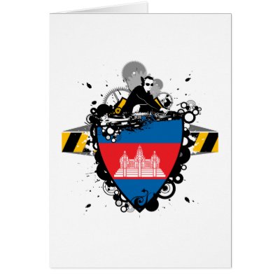 DJ Cambodia Greeting Cards by teyes143