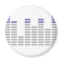 dj clubbing equalizer sound audio fridge magnets