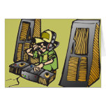 DJ Disc Jockey Greeting Card