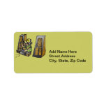 DJ Disc Jockey Personalized Address Label