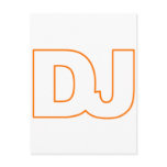 DJ - Disc Jockey, Music, Vinyl, Record, DJing Postcards