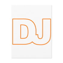 DJ - Disc Jockey, Music, Vinyl, Record, DJing Postcards