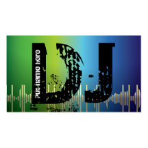 DJ Disc jokey business cards
