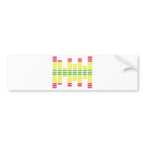 dj equalizer bumper stickers