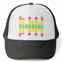 dj equalizer trucker hats