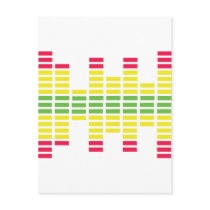 dj equalizer postcards